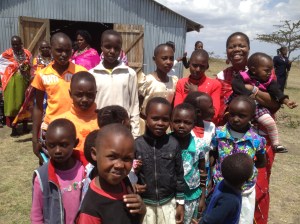 Youth at Pastor Julian's in Kiserian 2012